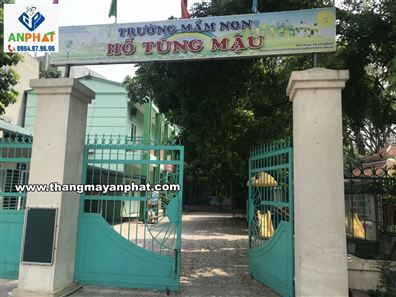 Lắp đặt thang 150Kg cho Trường MN Hồ Tùng Mậu, Bắc Từ Liêm, Hà Nội