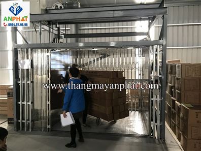 Lắp đặt thang tải hàng 1000kg cho Công ty Toàn Mỹ, Văn Giang, Hưng Yên